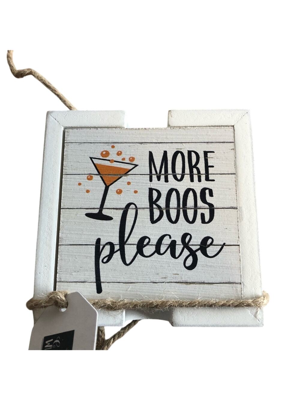 Halloween Themed Coasters - Set of Four - NWT